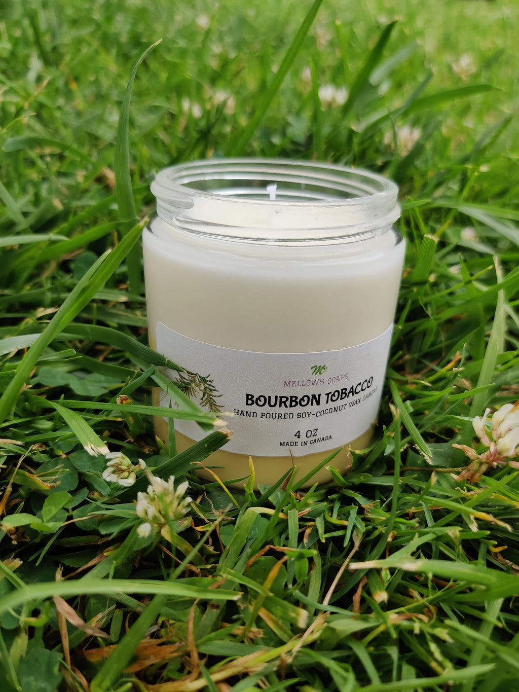 Bourbon Tobacco Candle — 4oz Soy Coconut Wax